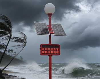 实时监测与精准预警：台风灾害监测预警装置