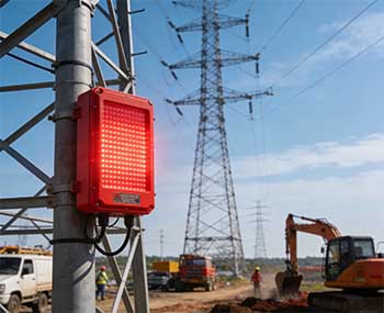 高压线路防外力破坏警示器如何降低线路跳闸风险