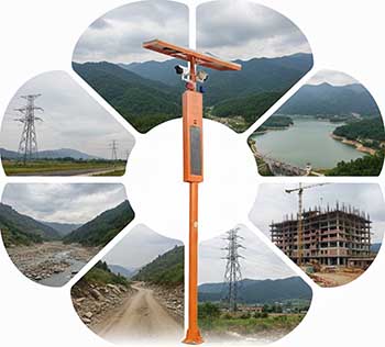 高稳定太阳能监控设备，适用于多种复杂场景