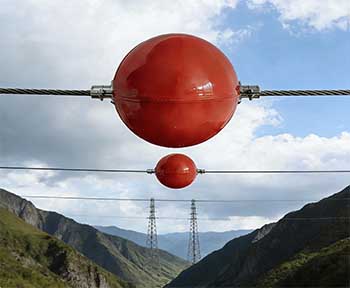 输电线路航空标志球：低空飞行的“空中路标”