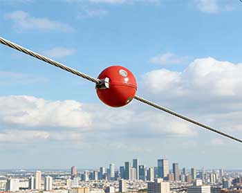 高压线防外破智能警示球：让电网外破风险 “早发现、早制止”