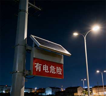 告别静态警示！有电危险智能安全警示牌