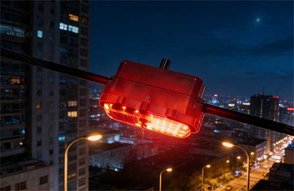 依托高压取电技术，防外破警示装置守护电力传输畅通