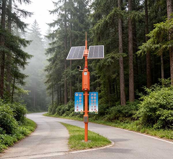 400万高清+三级防雷 DY-SEE-GSP太阳能视频语音监控杆