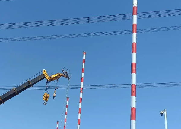 感应取电免布线，高压线路智能声光预警设备